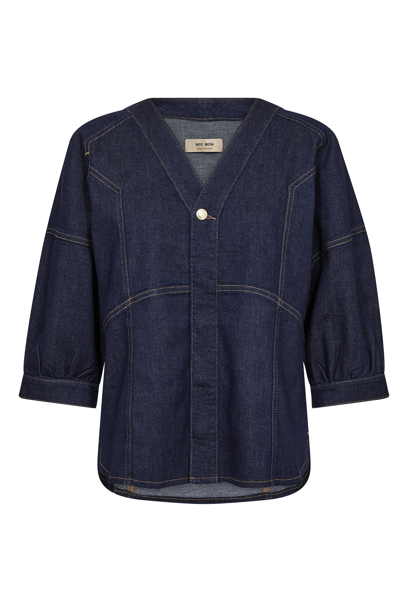 MMBari Crispy Shirt DARK BLUE - 178490