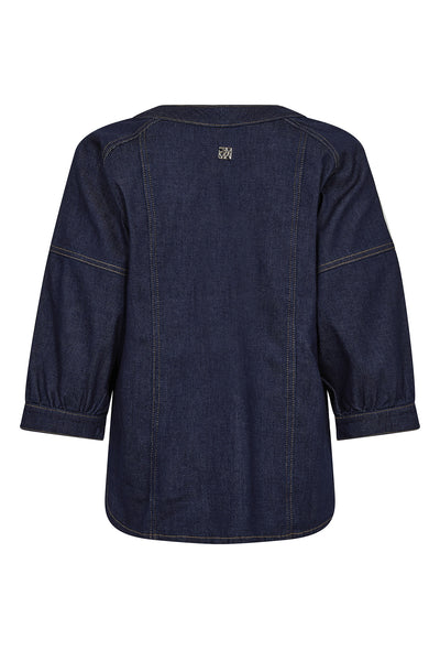 MMBari Crispy Shirt DARK BLUE - 178490 Thumbnail