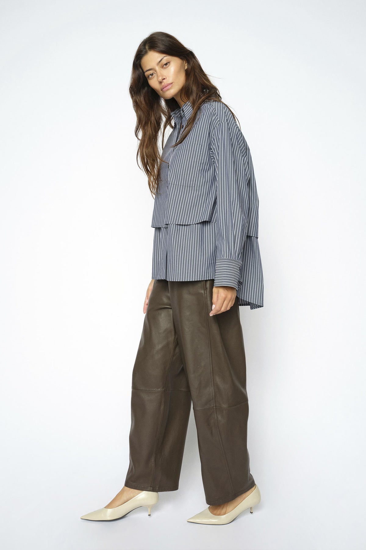 MMBarrel Leather Pant Delicioso - 182030