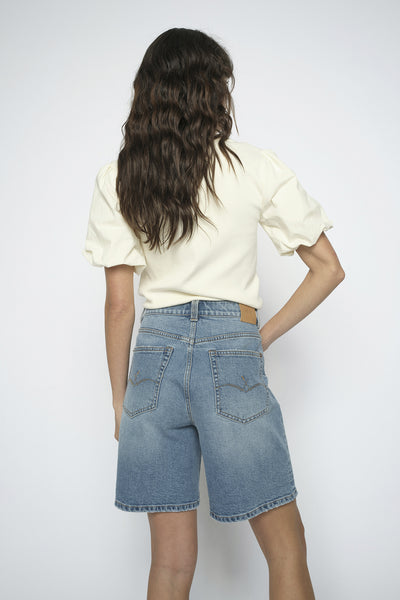 MMBati Denim  Shorts Blue - 178880 Thumbnail