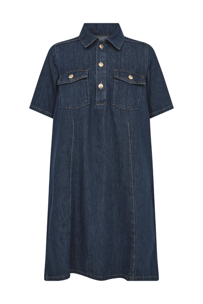 MMBiba East Dress DARK BLUE - 179970 Thumbnail