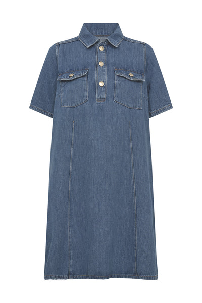 MMBiba East Dress Mid Blue - 179970 Thumbnail