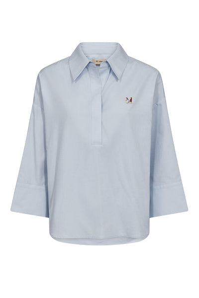 MMBritze Cam Cotton Blouse Skyway - 179320 Thumbnail