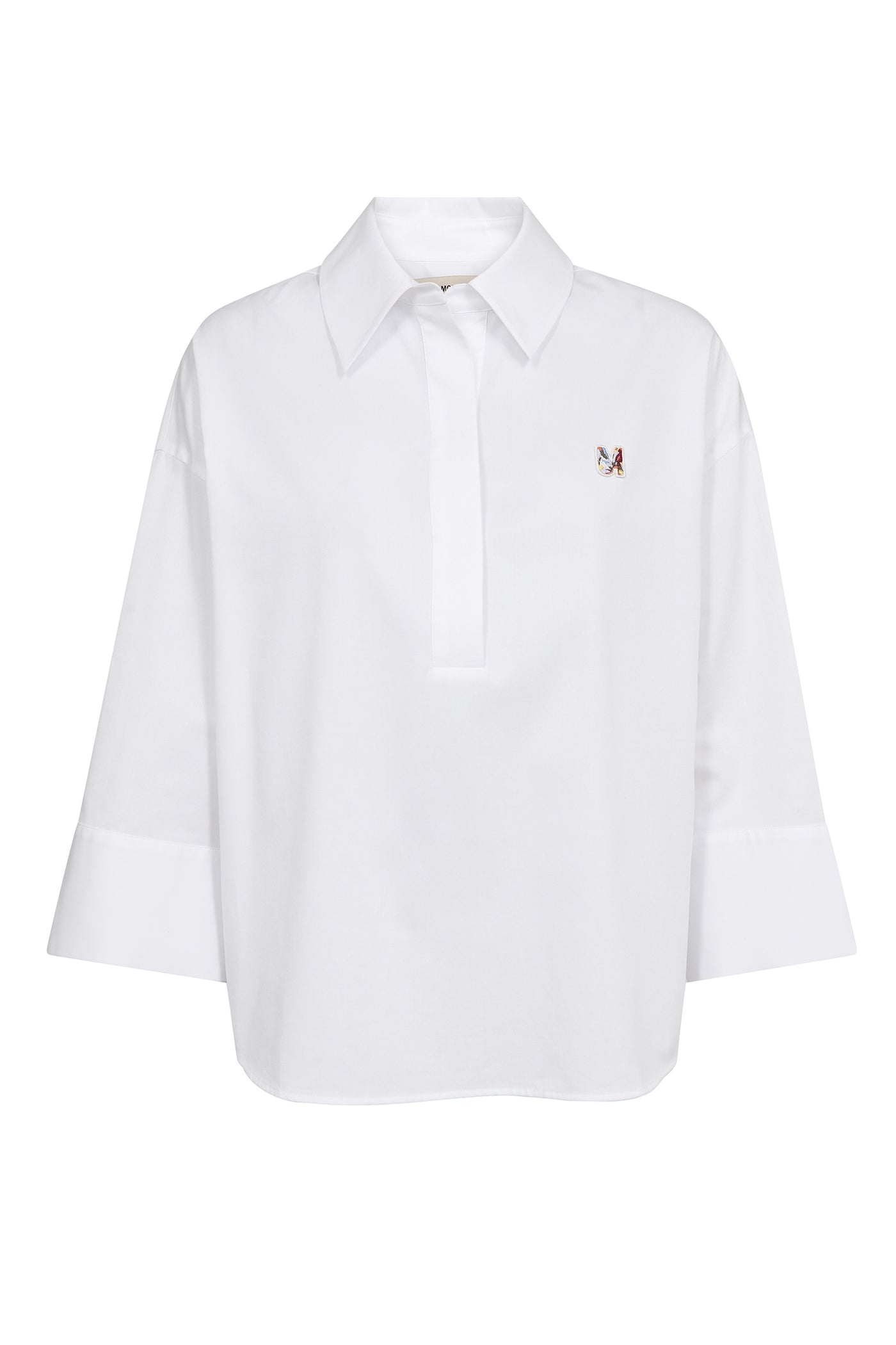 MMBritze Cam Cotton Blouse White - 179320