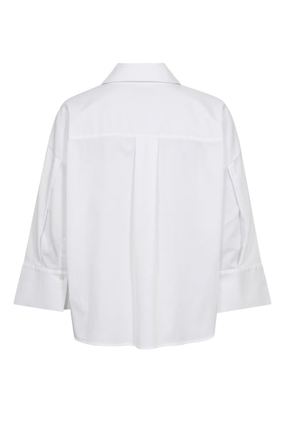 MMBritze Cam Cotton Blouse White - 179320 Thumbnail