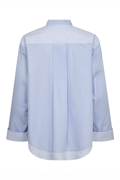MMBronwyn Stripe Shirt Brunnera Blue - 178040 Thumbnail