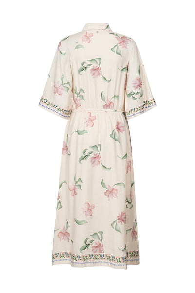 MMBunno Big Orchid Dress ECRU - 177970 Thumbnail
