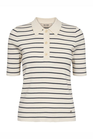 MMCaliz Stripe SS Knit Salute Navy - 176710