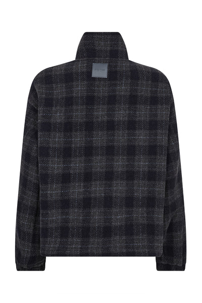 MMCamille Check Jacket Salute Navy - 181420 Thumbnail