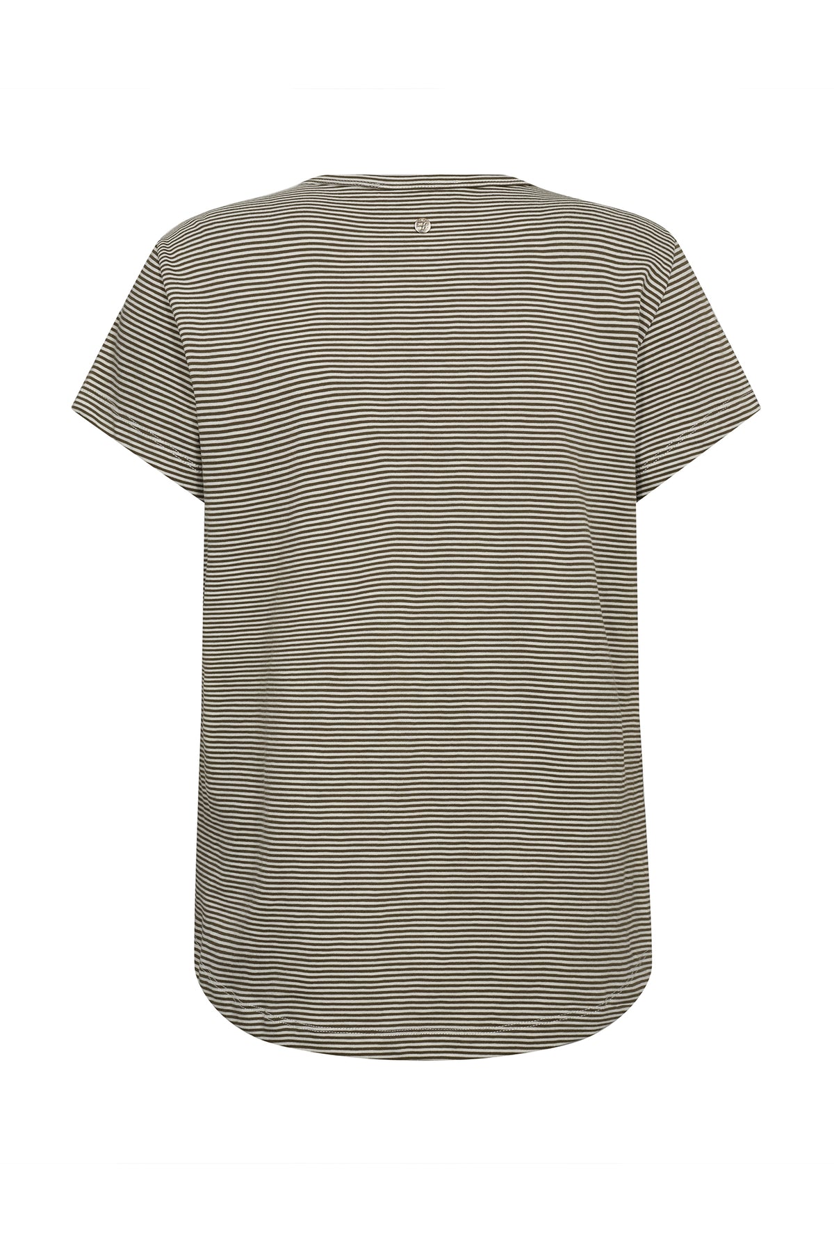 MMCamp O-SS Stripe Tee BURNT OLIVE - 178960