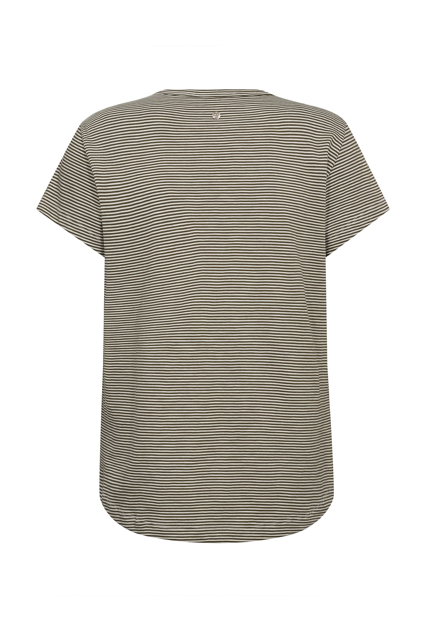MMCamp O-SS Stripe Tee BURNT OLIVE - 178960
