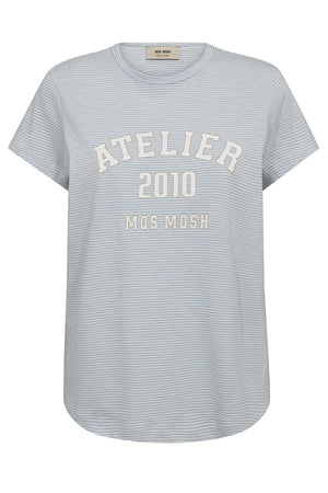 MMCamp O-SS Stripe Tee Skyway - 178960