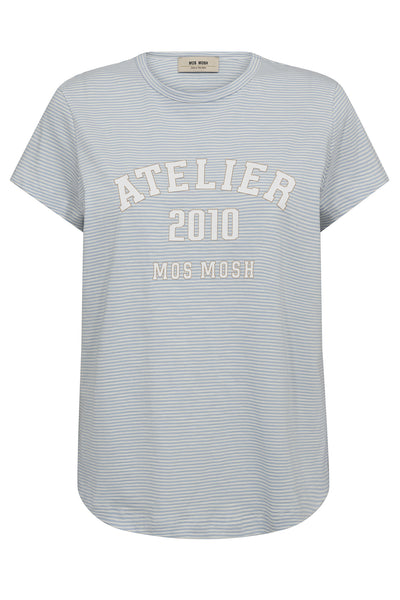 MMCamp O-SS Stripe Tee Skyway - 178960 Thumbnail