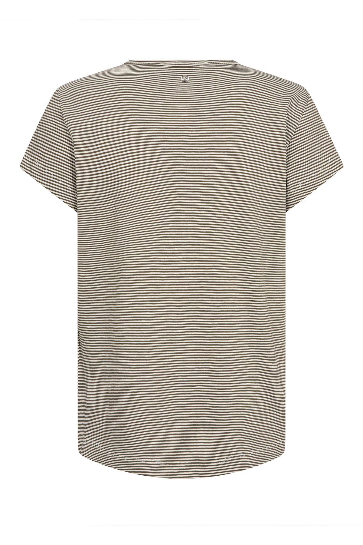 MMCampa O-SS Stripe Tee BURNT OLIVE - 178965