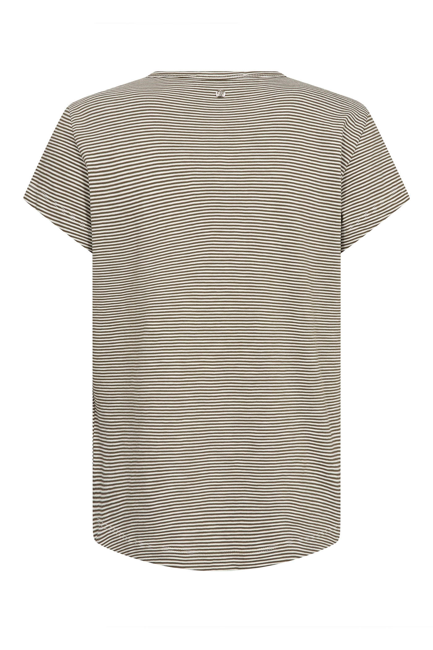 MMCampa O-SS Stripe Tee BURNT OLIVE - 178965