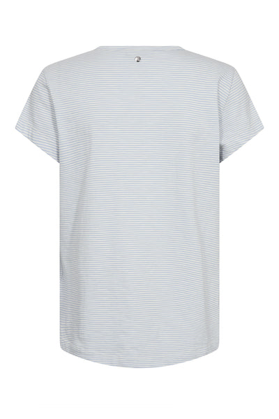 MMCampa O-SS Stripe Tee Skyway - 178965 Thumbnail