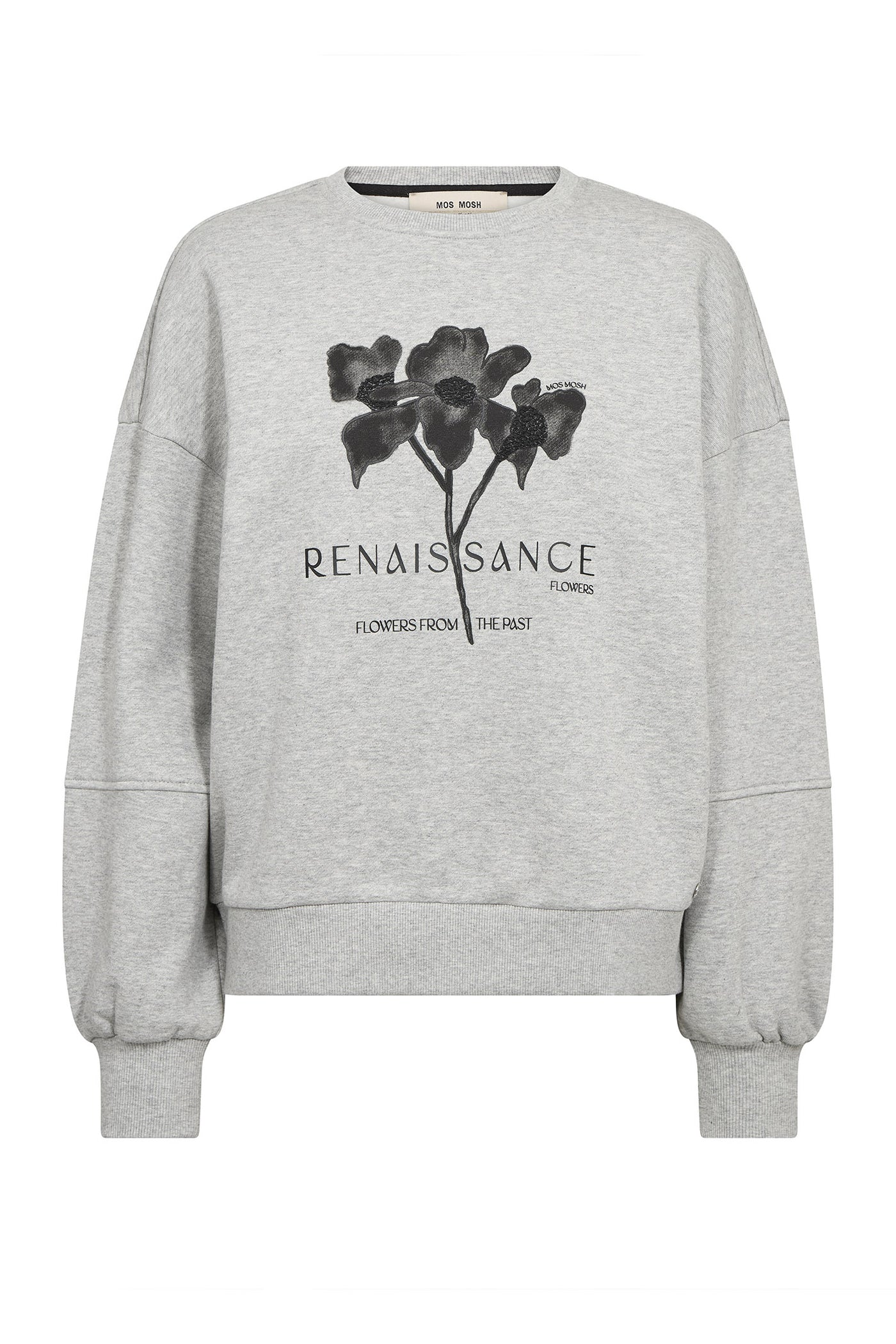 MMCandela O-LS Sweatshirt Grey Melange - 180700