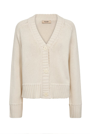 MMRola Bine V-Neck Knit Cardig ECRU - 176690