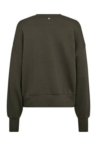 MMCelli O-LS Sweatshirt Olive night - 168550 Thumbnail