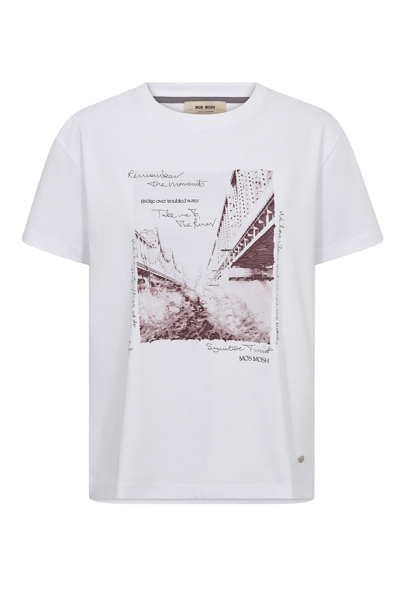 MMChinn O-SS Tee White - 176090