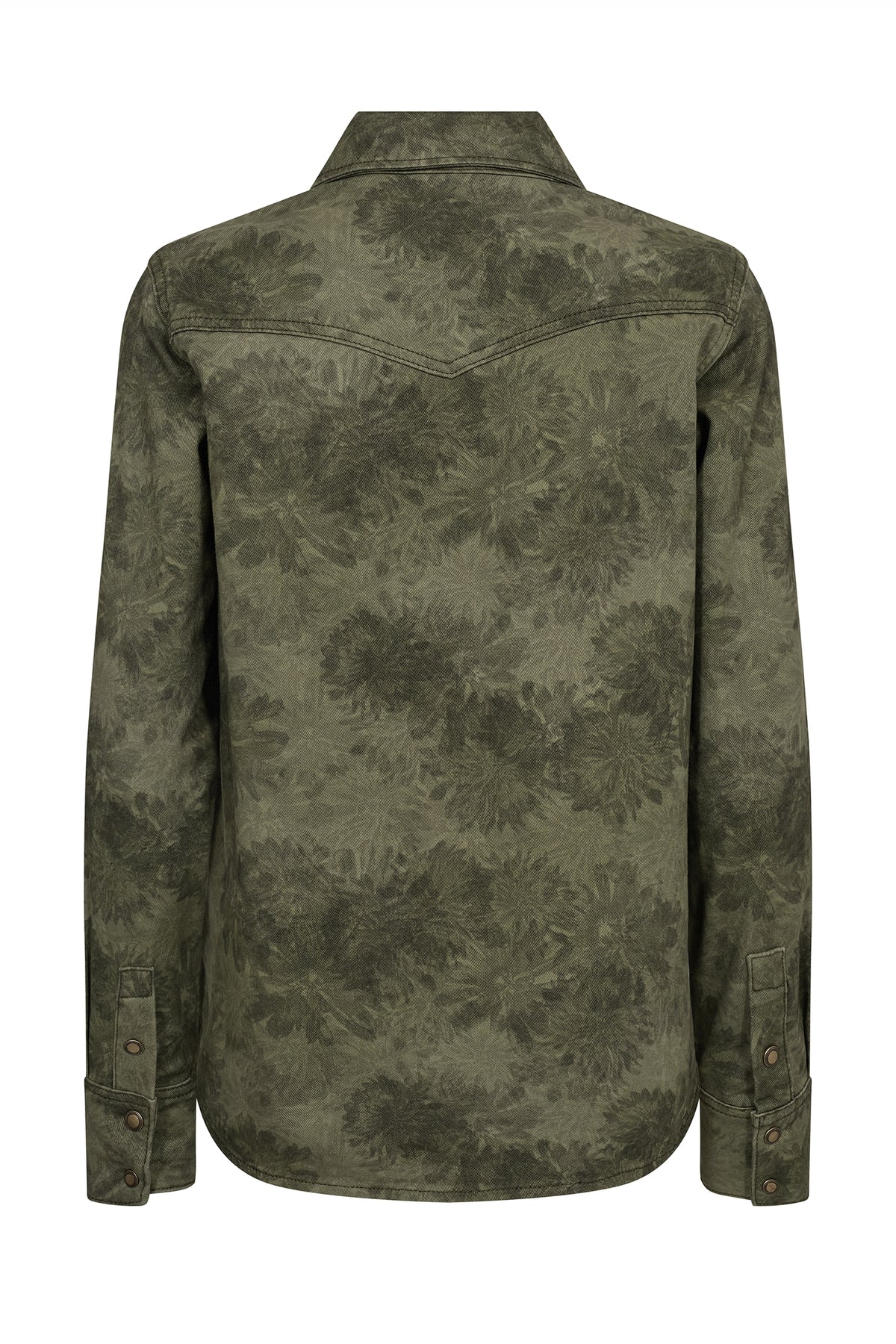 MMChristy Print Shirt Olive night - 175240