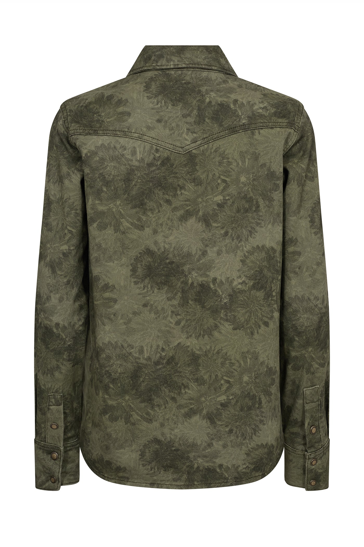 MMChristy Print Shirt Olive night - 175240