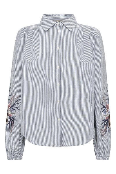 MMCiu Oxfo Shirt Crown Blue - 177980 Thumbnail
