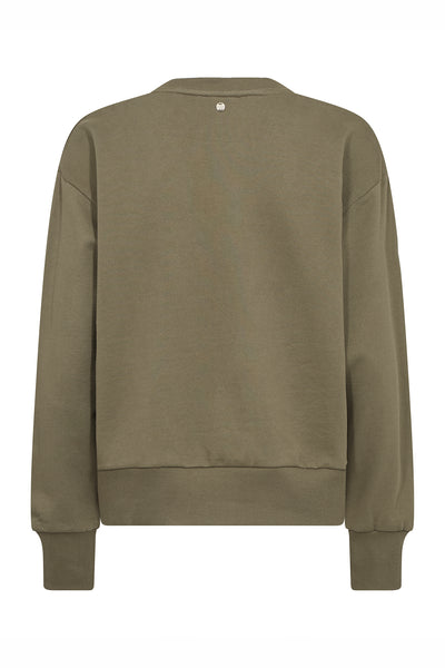 MMCosette V-LS Spring Sweatshi Olive night - 178020 Thumbnail