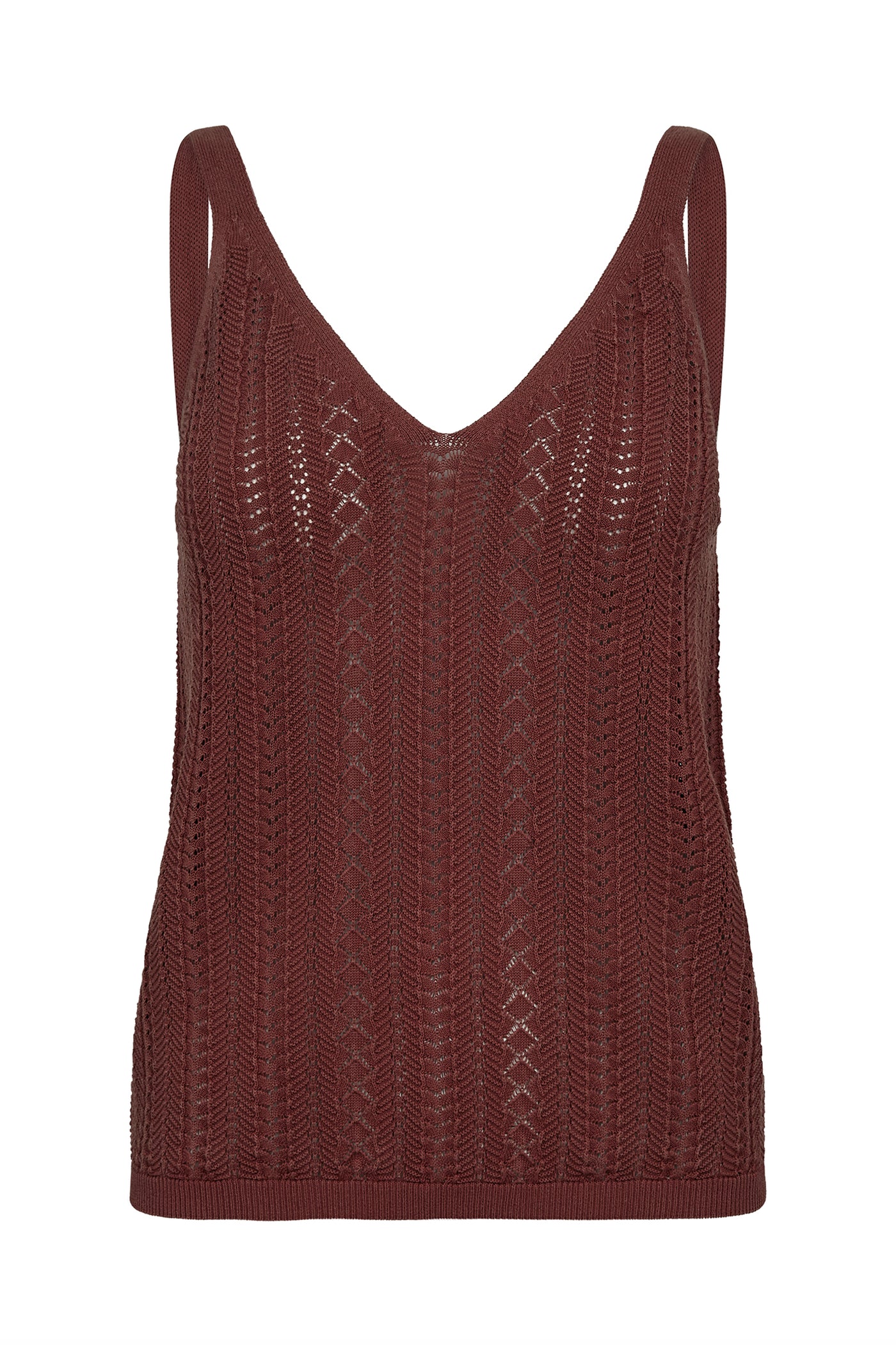 MMCressida Wash Knit Top Cowhide - 180250