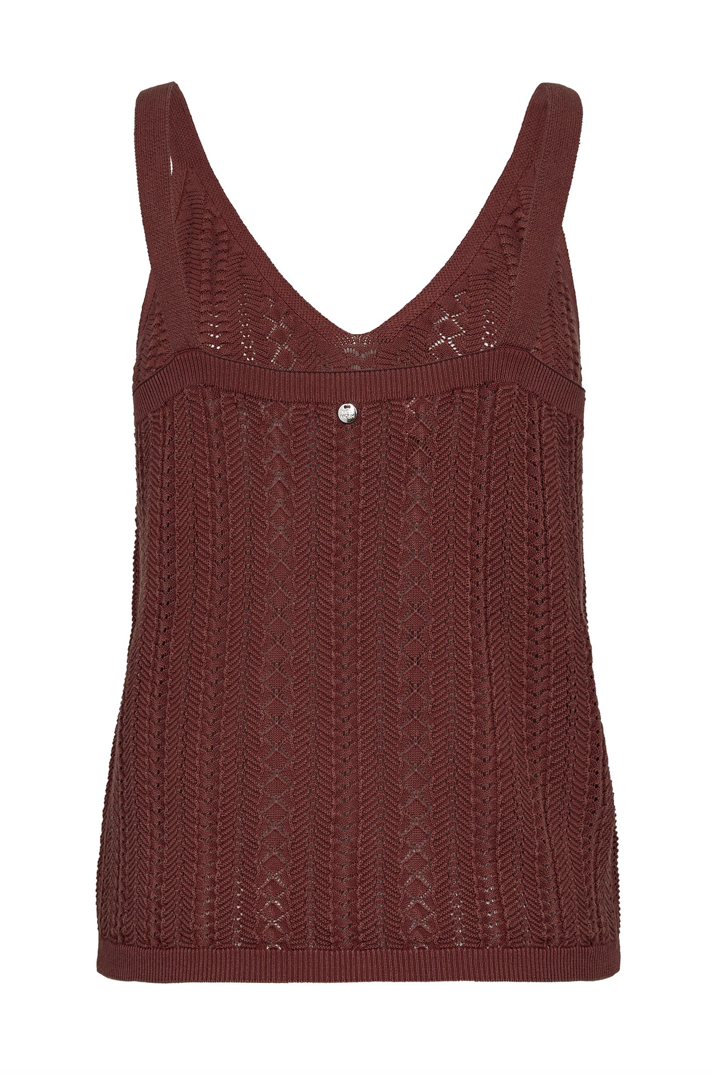 MMCressida Wash Knit Top Cowhide - 180250
