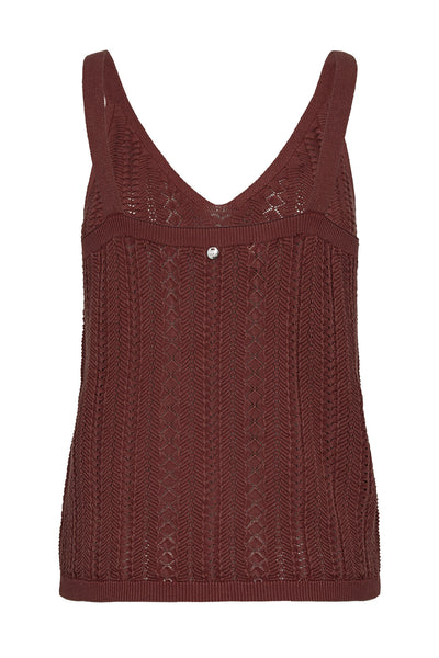 MMCressida Wash Knit Top Cowhide - 180250 Thumbnail