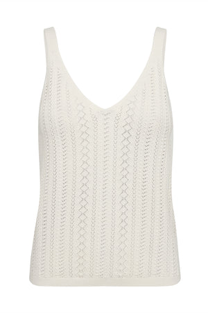 MMCressida Wash Knit Top ECRU - 180250
