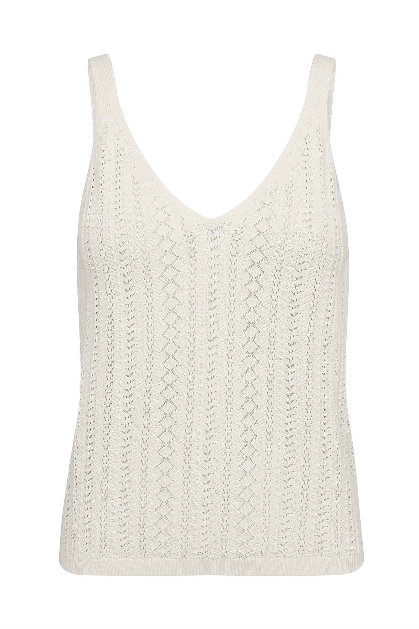 MMCressida Wash Knit Top ECRU - 180250