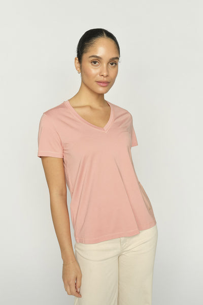 MMDala V-SS Basic Tee Peachy - 168510 Thumbnail