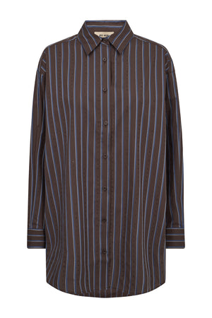 MMDanika Stripe Rhin Shirt Bracken - 175650