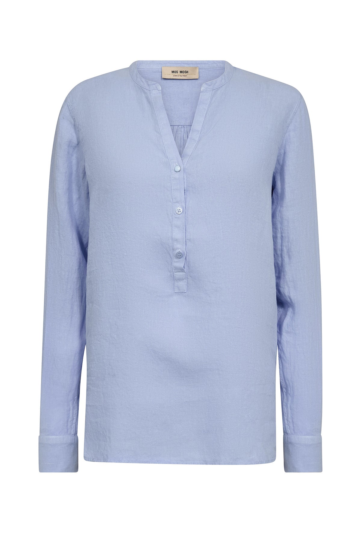 MMDanna Linen Blouse Brunnera Blue - 163720