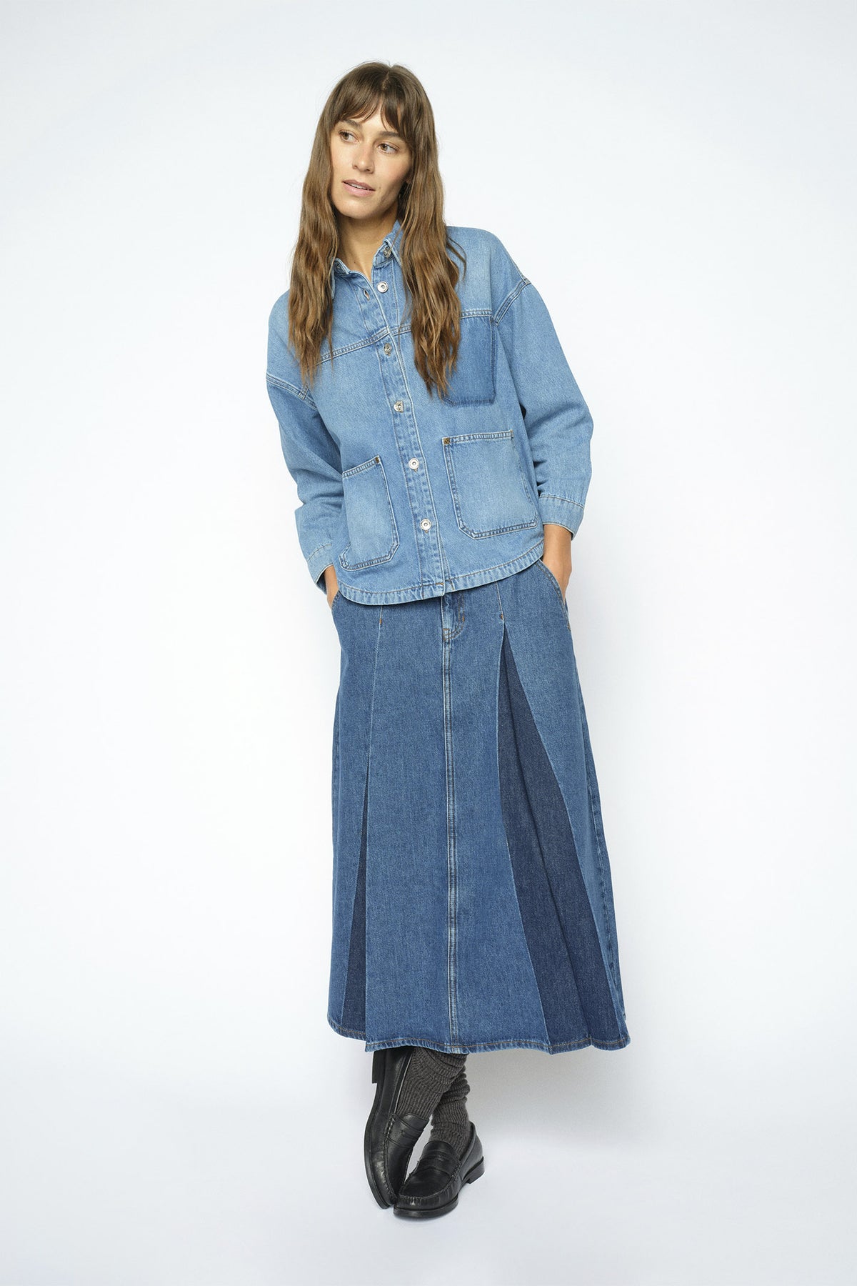 MMDany Enk Skirt Blue - 182730