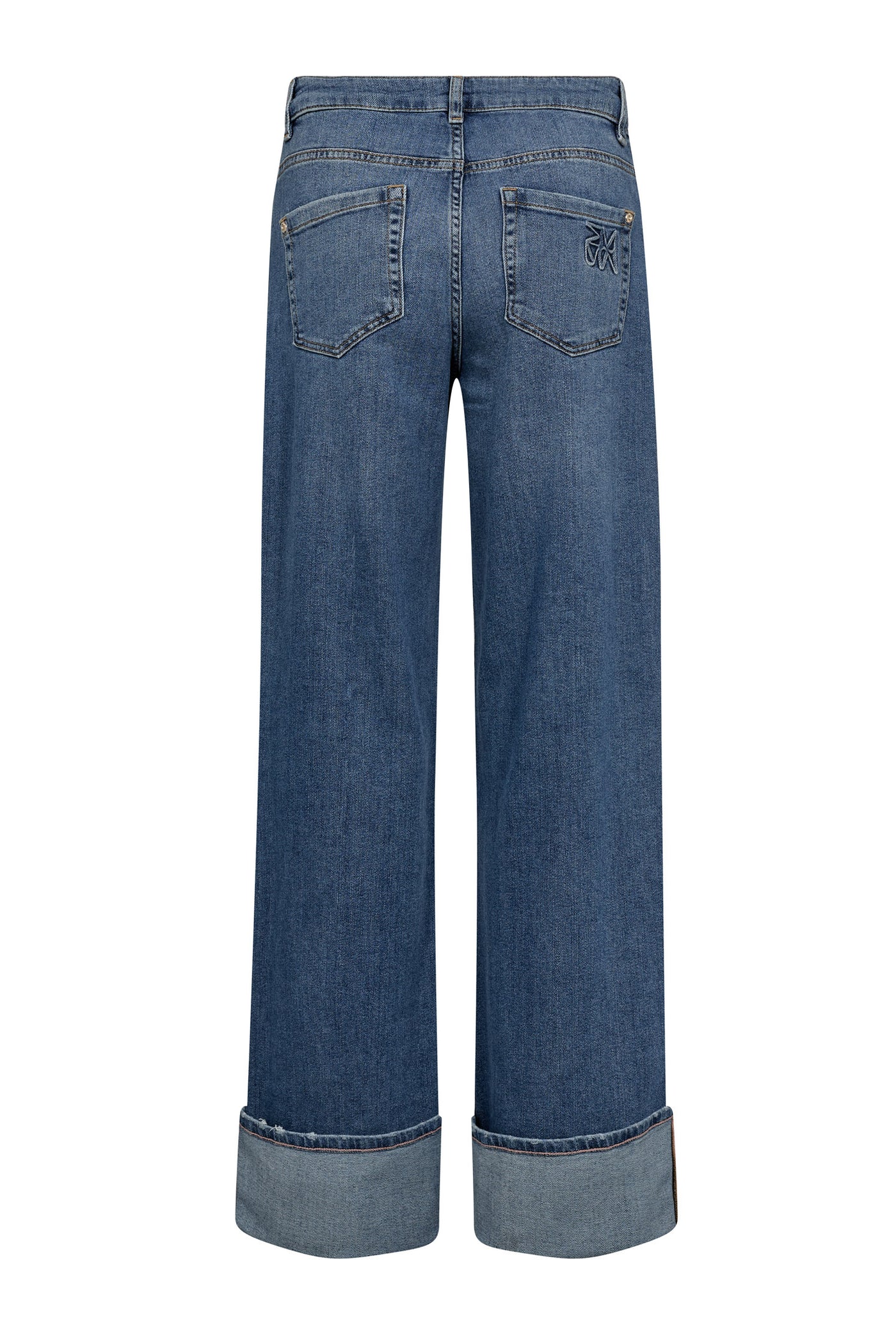 MMDara Turn-up Jeans Mid Blue - 178360