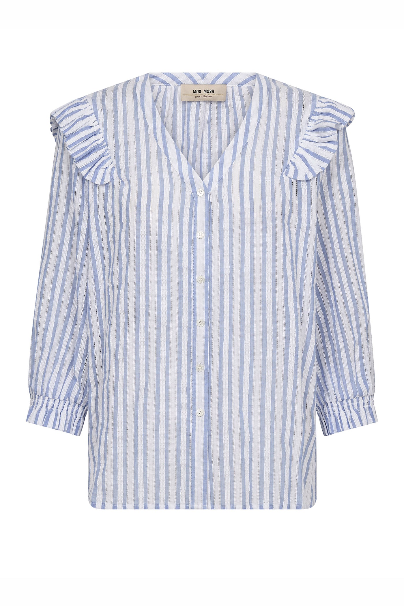 MMDebby Stripe Shirt Brunnera Blue - 177110