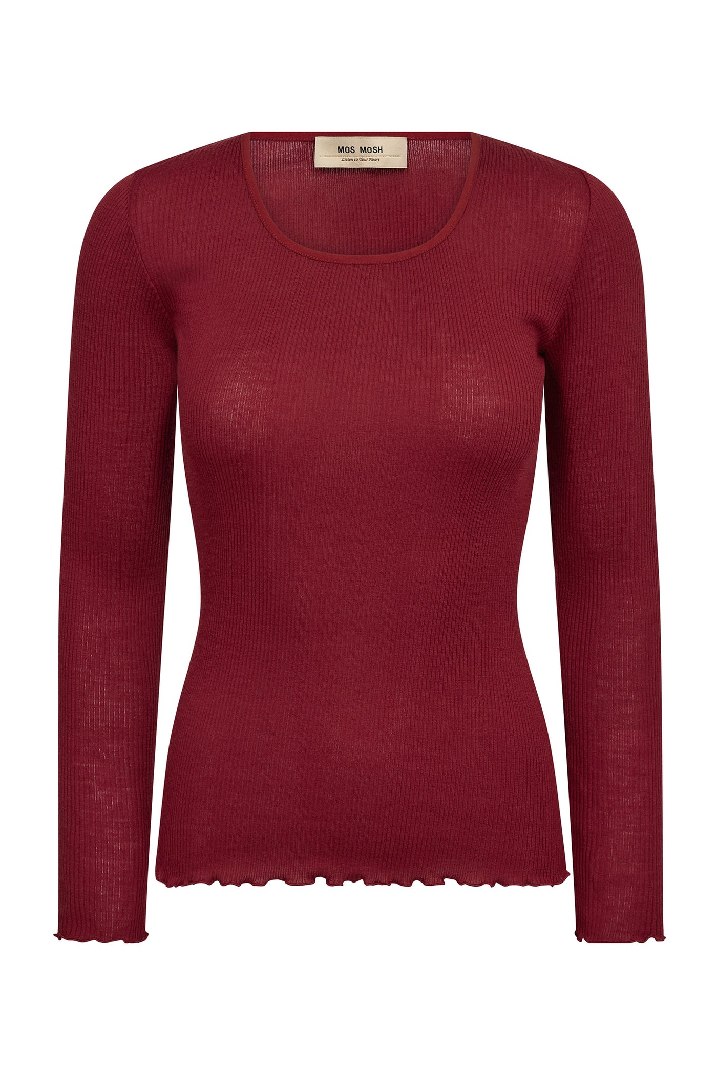 MMElaine O-LS Seamless Tee Rhythmic Red - 167660