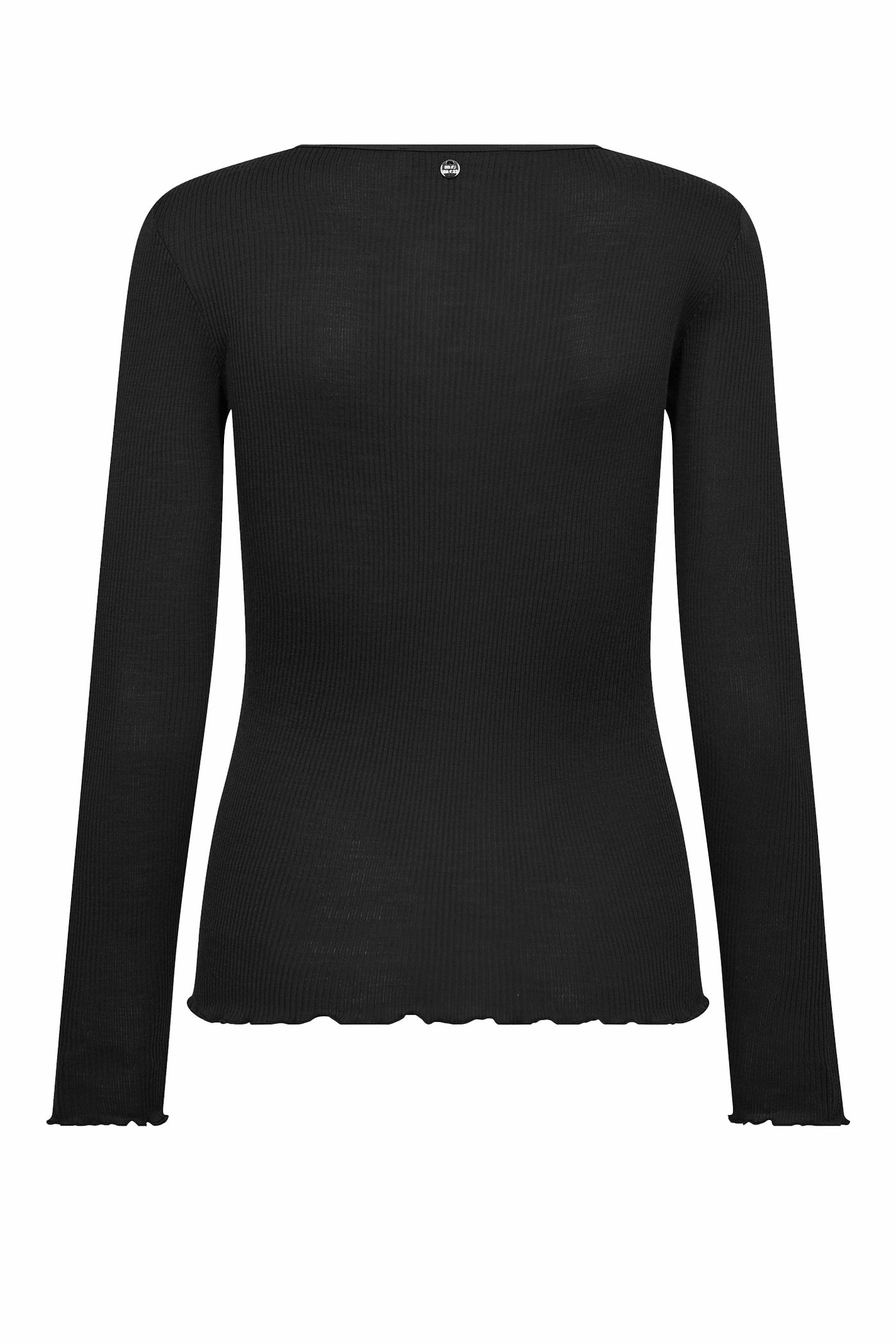 MMElaine Seamless Silk O-LS Te Black - 176370