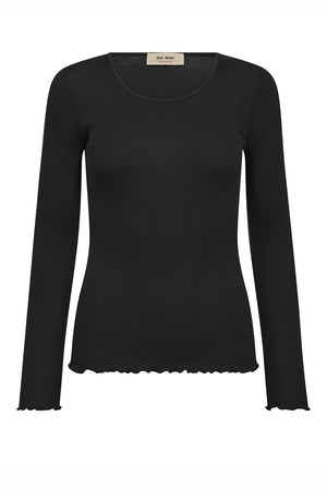 MMElaine Seamless Silk O-LS Te Black - 176370