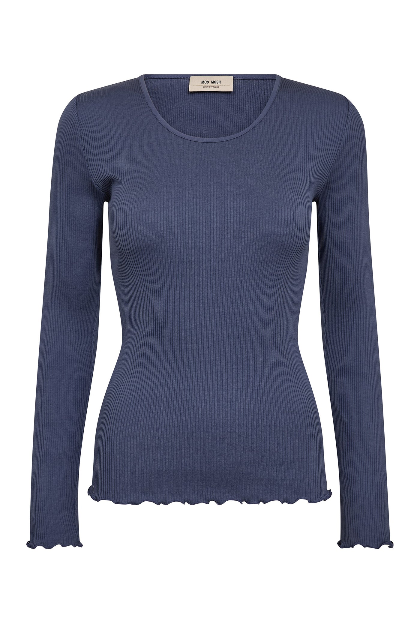 MMElaine Seamless Silk O-LS Te Crown Blue - 176370