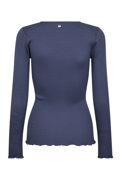 MMElaine Seamless Silk O-LS Te Crown Blue - 176370 Thumbnail