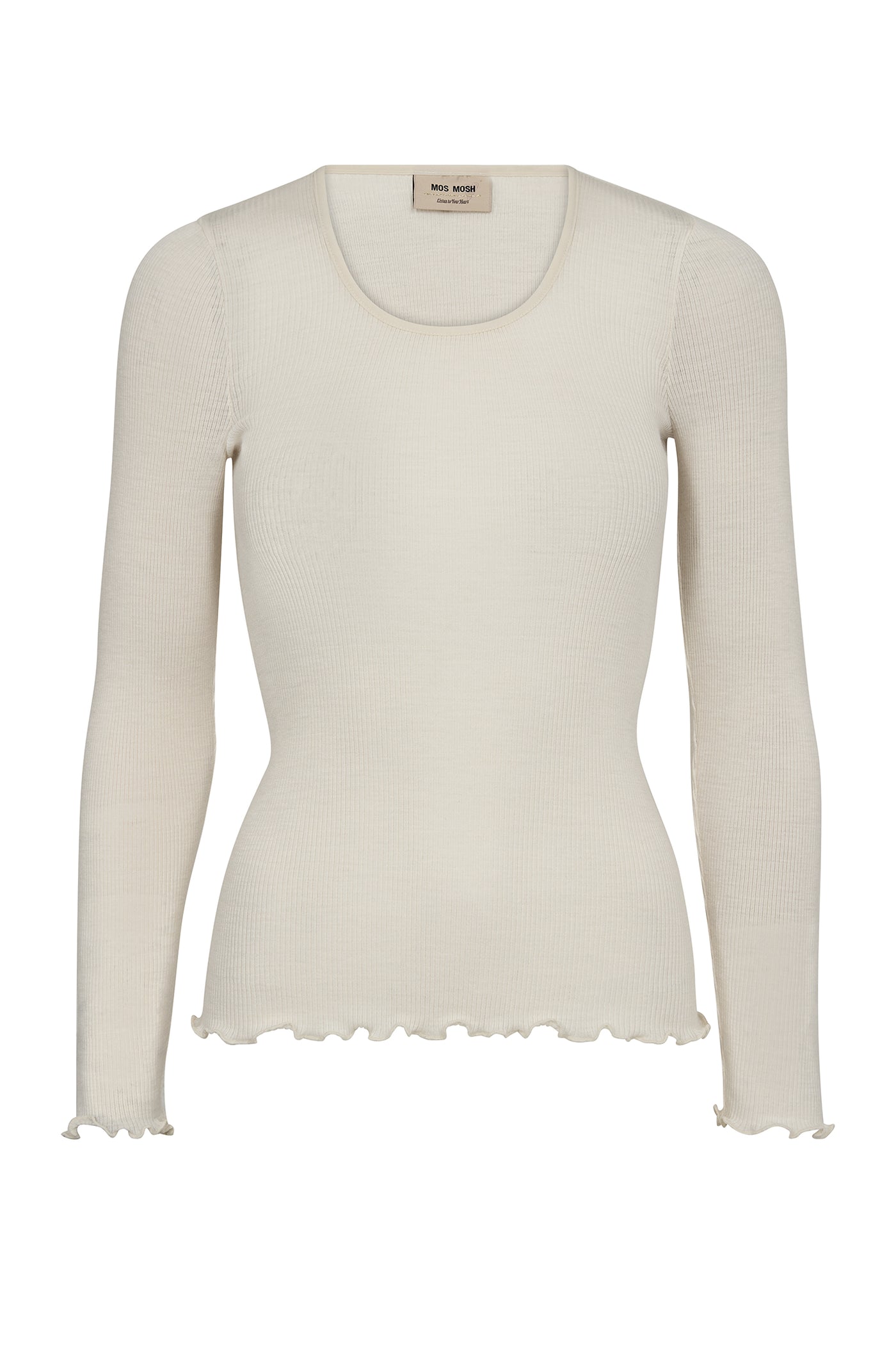 MMElaine Seamless Silk O-LS Te ECRU - 176370