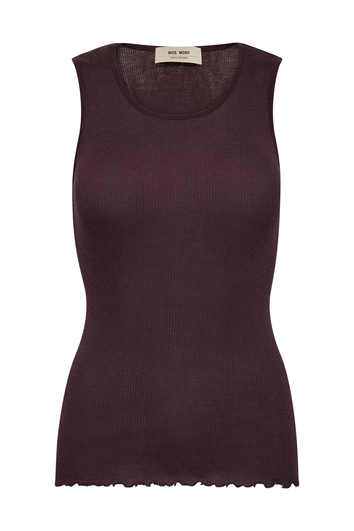 MMElaine Seamless Tank Top FUDGE - 167650