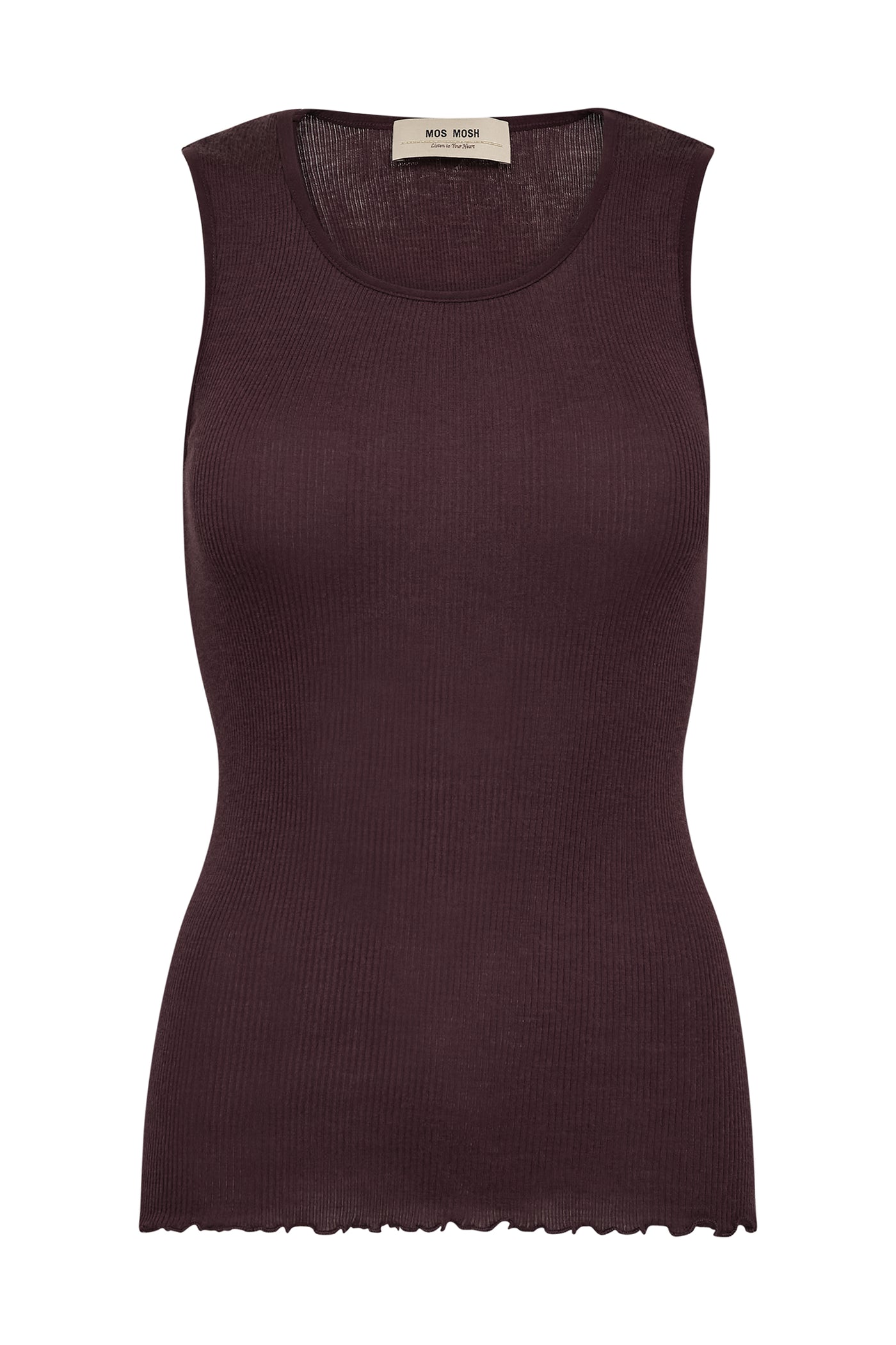 MMElaine Seamless Tank Top FUDGE - 167650