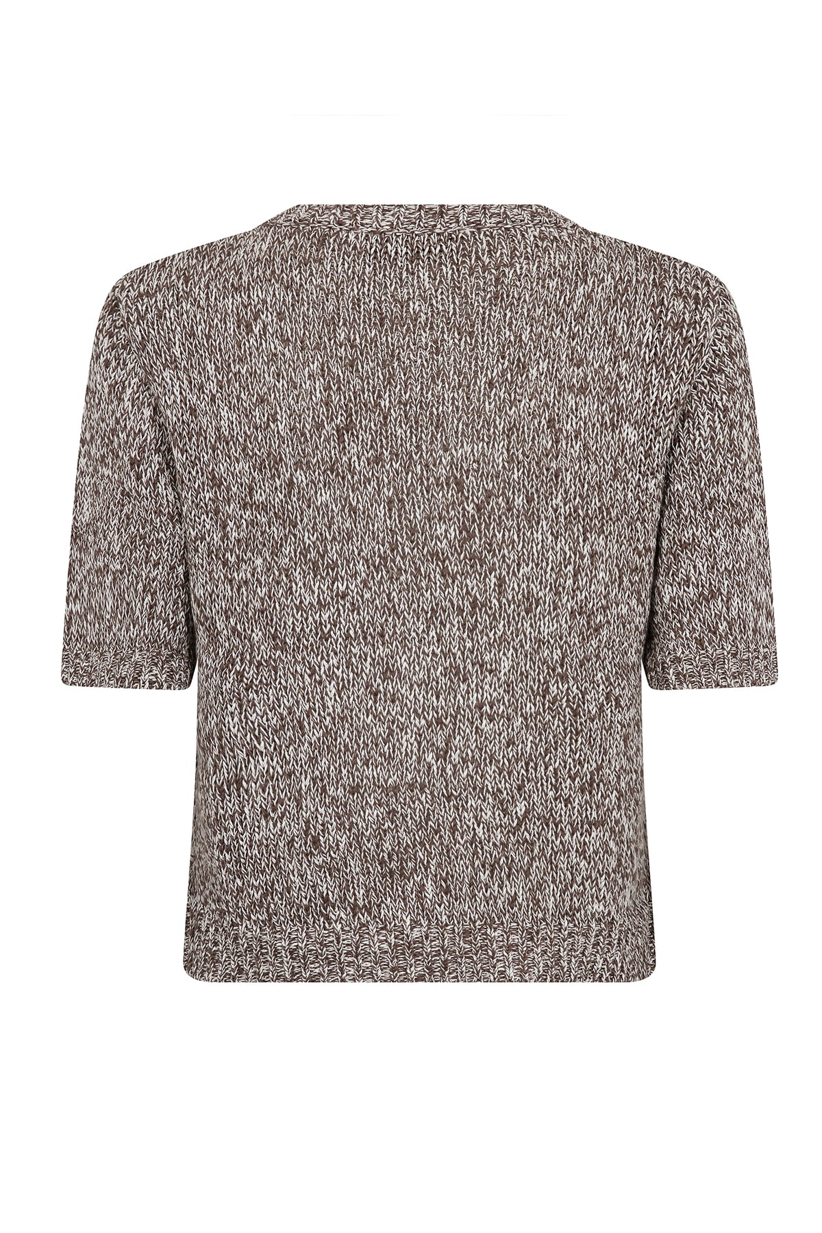 MMElio SS Knit Cardigan Coffee Quartz - 177700