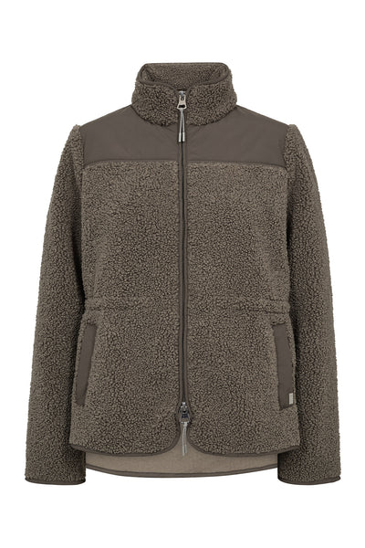 MMElisa Eli Teddy Jacket Dusty Olive - 179580 Thumbnail