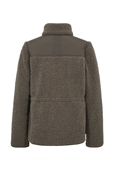 MMElisa Eli Teddy Jacket Dusty Olive - 179580 Thumbnail